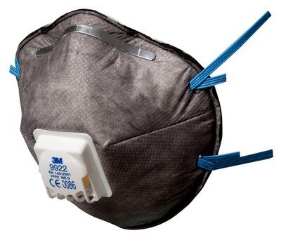 Časticový respirátor 3M 9922 NR D FFP2 s aktívnym uhlím
