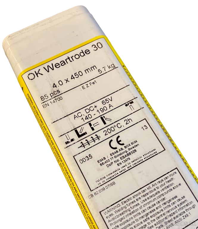 Bázická elektróda OK WEARTRODE 30 (OK 83.28) 5,0 x 450 mm ESAB 5,8 kg