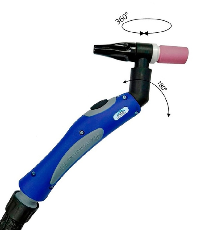 Zvárací horák TIG chladený vodou T250 SGRIP MOST 8 m (Pontig 315 AC/DC)