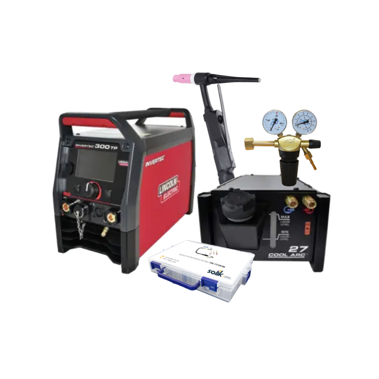 Set zváračka Invertec 300TP Lincoln Electric + chladenie, horák, RV