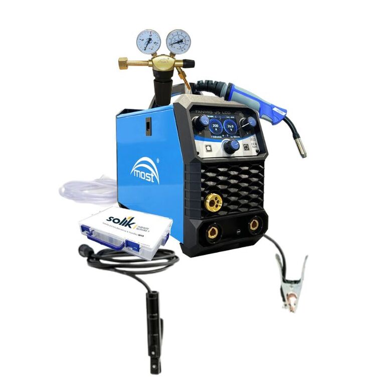 Zvárací set zváračka Fanmig J5 LCD MOST + horák so štartovacou sadou a RV
