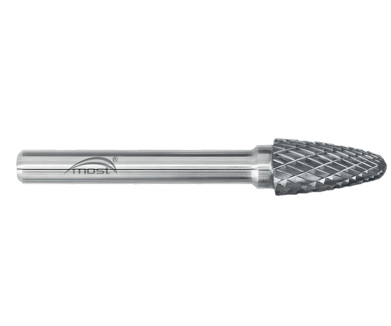 Stromčeková fréza so zaoblenou hlavou z tvrdokovu 12 x 25 x 8 mm MOST STANDARD RBF tvar F