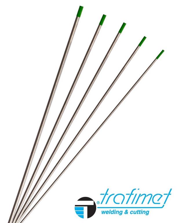 Volfrámová elektróda 4,0 mm x 175 mm lantánovaná WL15 pre zváranie TIG zlatá Trafimet