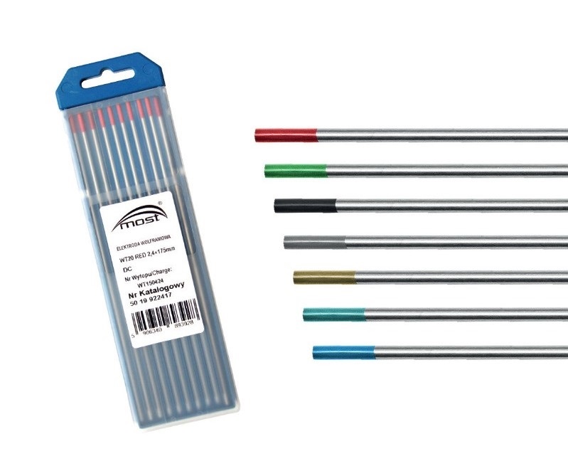Volfrámová elektróda 3,2 x 175 mm Multi-Strike TIG MOST tyrkysová